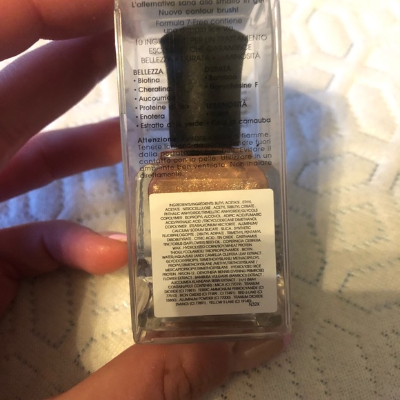 ⭐️ FREE ⭐️ add on - organic nail polish - pink sparkles - Picture 3 of 3